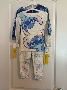 Disney Stitch Aloha Pajama Set - 2 pairs for one price.